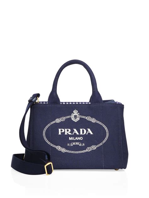 prada milano canvas tote bag|Prada tote bag transparent.